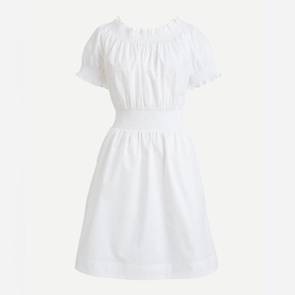 JCrew Cotton Puff Sleeve Dress XS